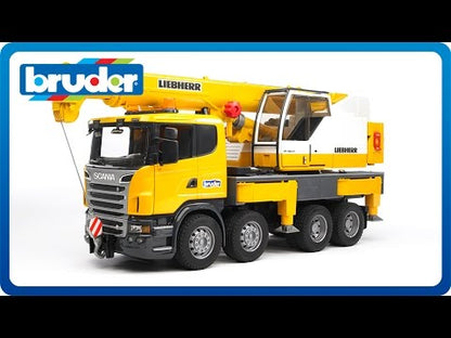 Đồ chơi mô hình tỷ lệ 1:16 xe tải cần cẩu SCANIA BRUDER BRU03570
