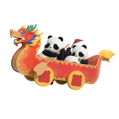 Mô Hình Panda Roll Dragon Boat Racing 52TOYS 6958985025881