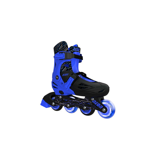 Patin Neon Inline Yvolution xanh dương NT07B4-size 4-7 tuổi