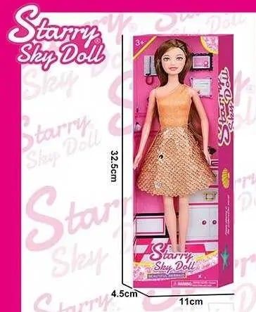 Búp Bê Thời Trang 11.5" Cam Rực Rỡ SWEET HEART SK029A