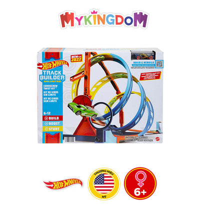 Bộ đường đua Hot Wheels xoắn ốc Corkscrew Twist HOT WHEELS HDX79